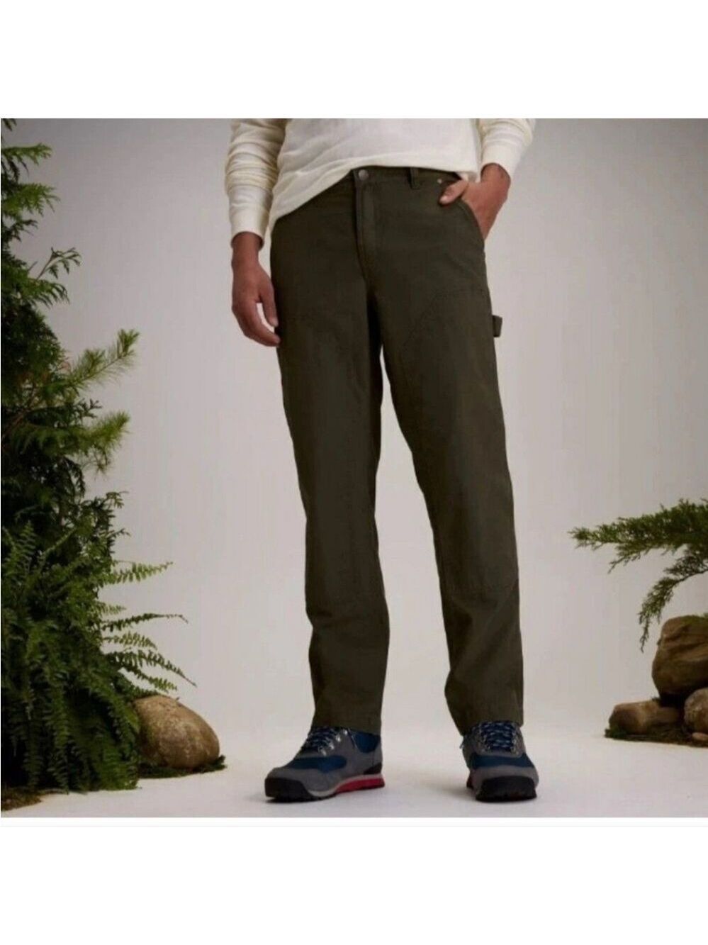 1352 NWT Alpine Design Men's Utility Pant Vintage Olive 36x32